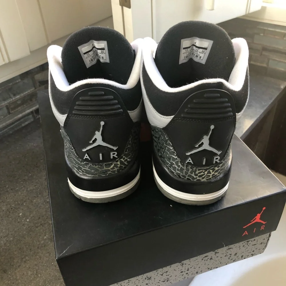 Men Air Jordan 3 Retro 'Wolf Grey 136064-004